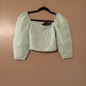 New Levi floral statement blouses